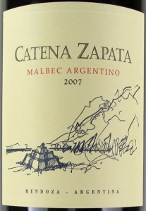 2009 Zapata Malbec Argentino