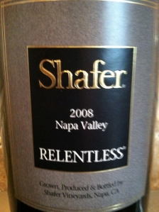 2008 Shafer Relentless